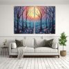 pinturas-decorativas-de-un-bosque-encantado-bajo-la-luna-llena-con-luci-rnagas-1-1