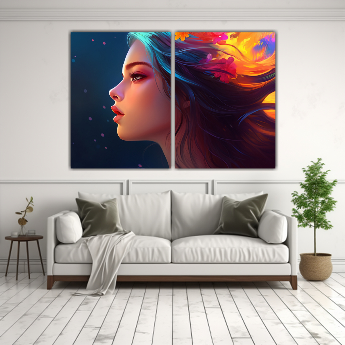 pinturas-decorativas-de-una-chica-con-medio-rostro-en-vista-lateral-1