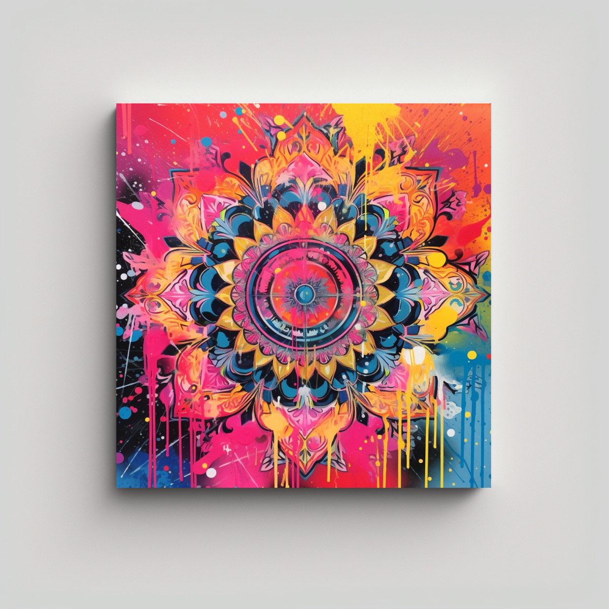 arte-de-pared-movimiento-bastidor-de-madera-original-graffiti-marker-spray-street-art-painting