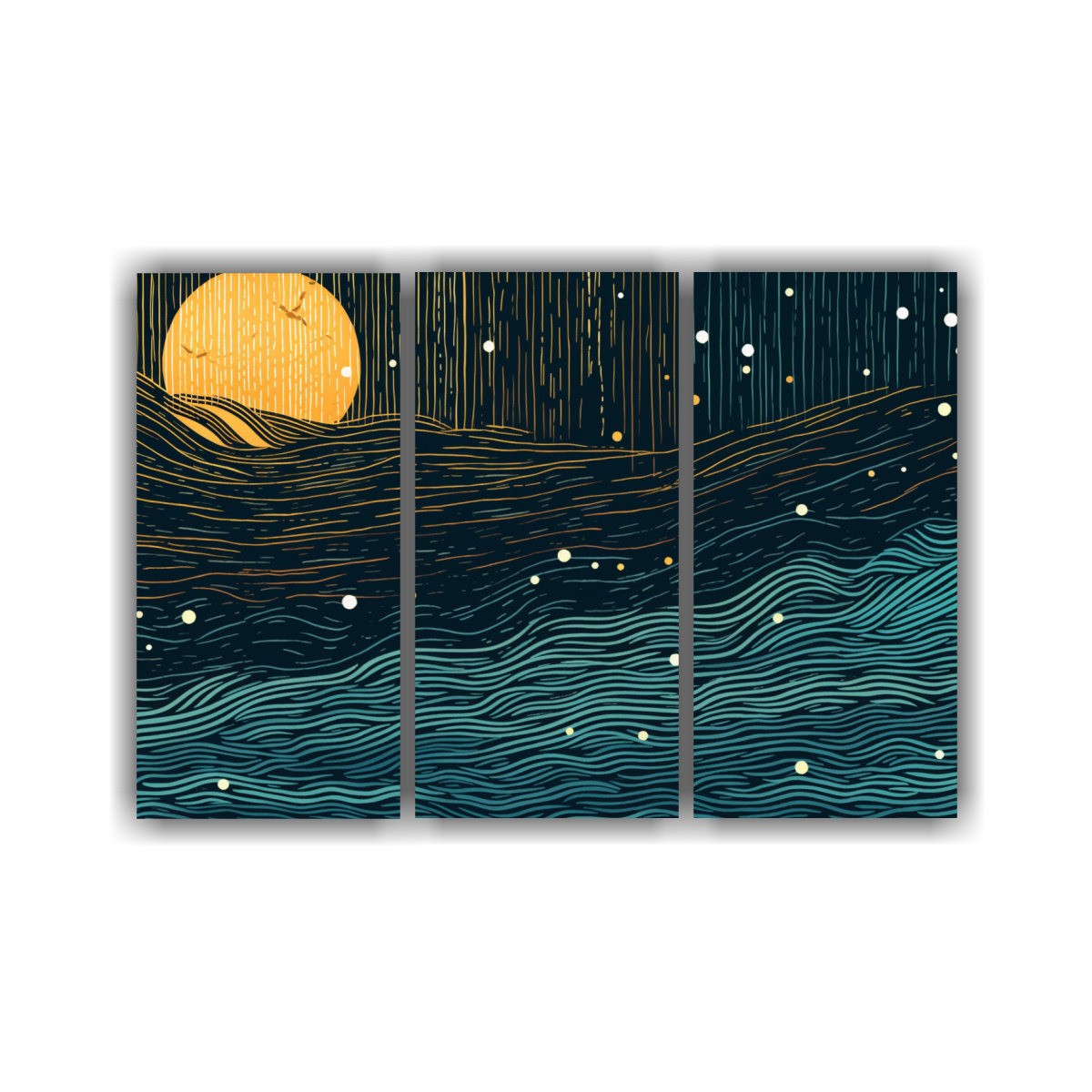 conjunto-3-cuadros-dibujo-l-neas-delgadas-estilo-arte-ptico-nocturno