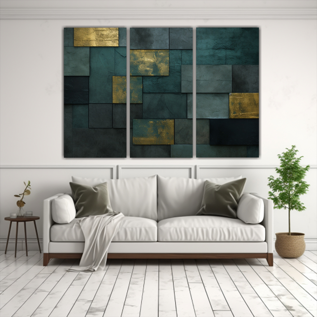 conjunto-3-lienzos-tela-abstracci-n-espacio-retro-verde-gris-azul-negro-1