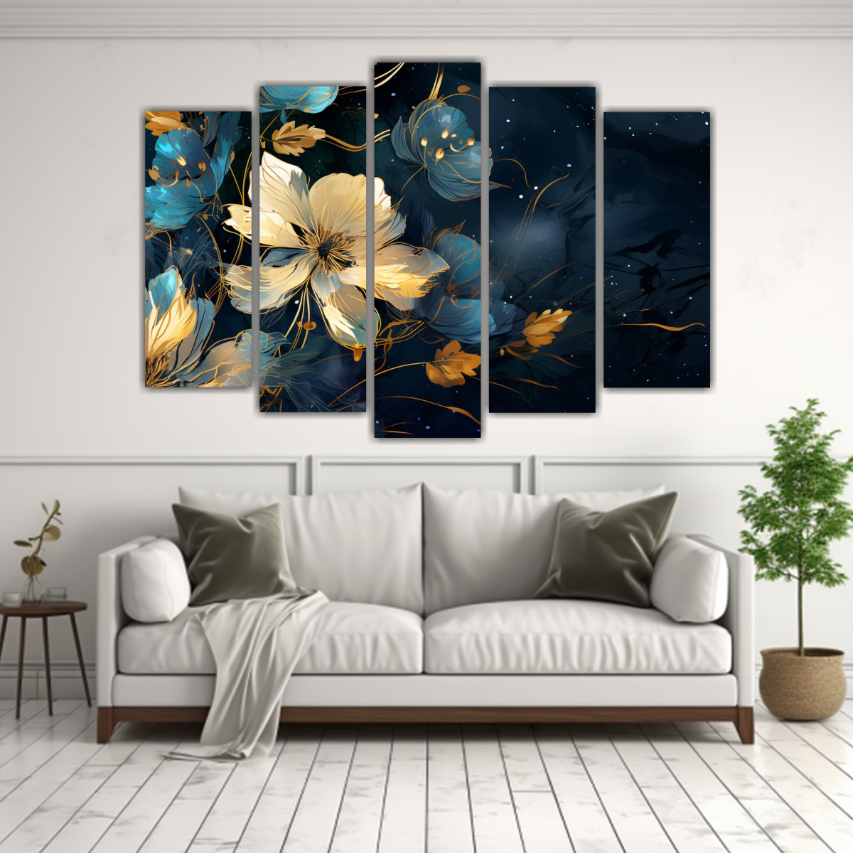 conjunto-5-cuadros-acuarela-fantas-a-oro-y-azul-estilo-neonoir-1-1