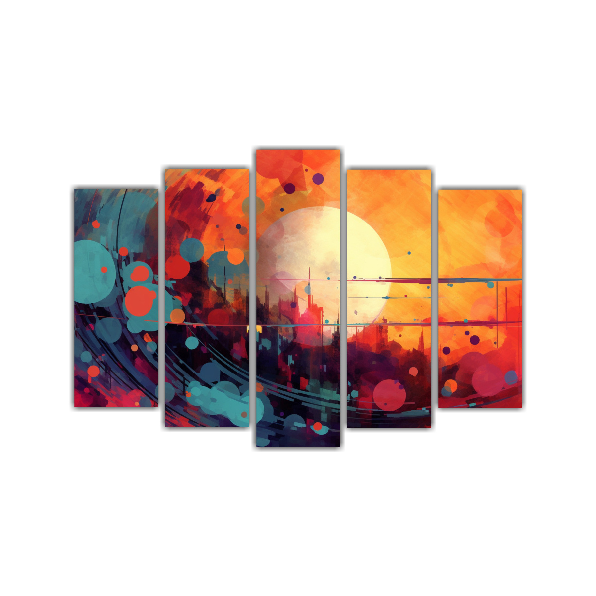 conjunto-5-cuadros-hermoso-dise-o-abstracto-colores-atardecer-punk