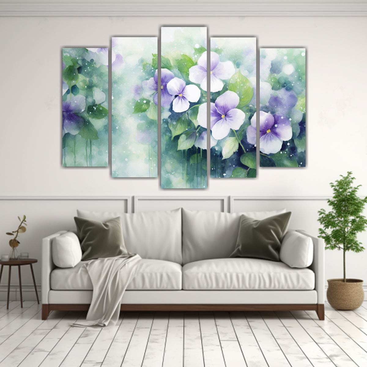 conjunto-5-lienzos-decorativos-cl-sicos-flores-violetas-verde-y-blanco-arte-abstracto-1