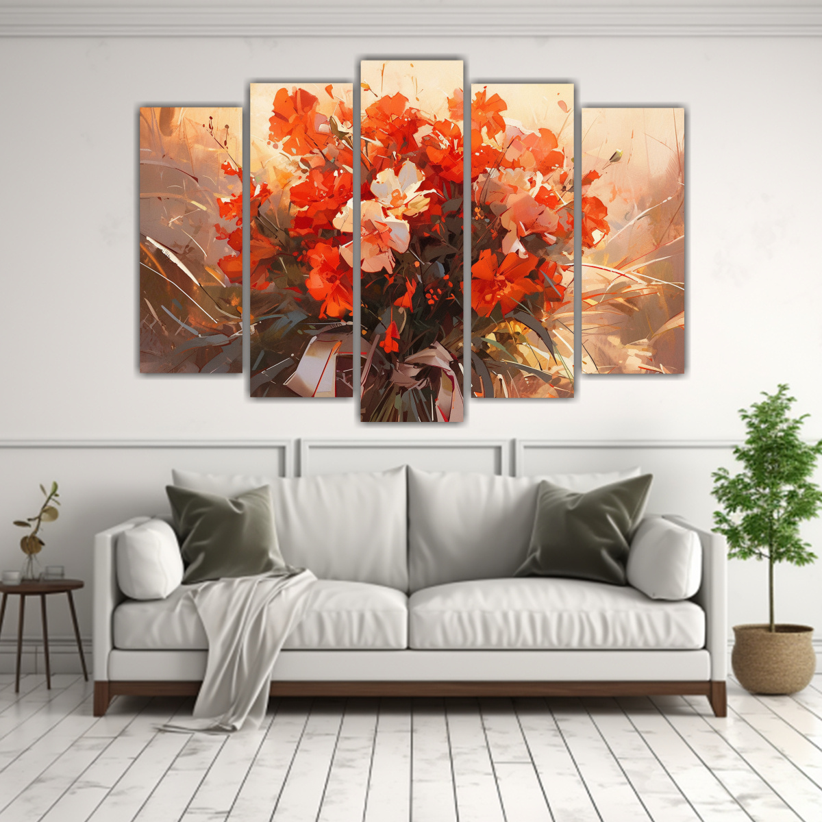 conjunto-5-lienzos-tela-c-lidos-rectangulares-rojo-naranja-flores-1-1