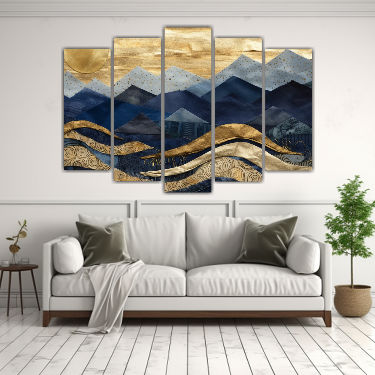 conjunto-5-lienzos-tela-tema-poder-paisaje-monta-a-estilo-luz-oro-1