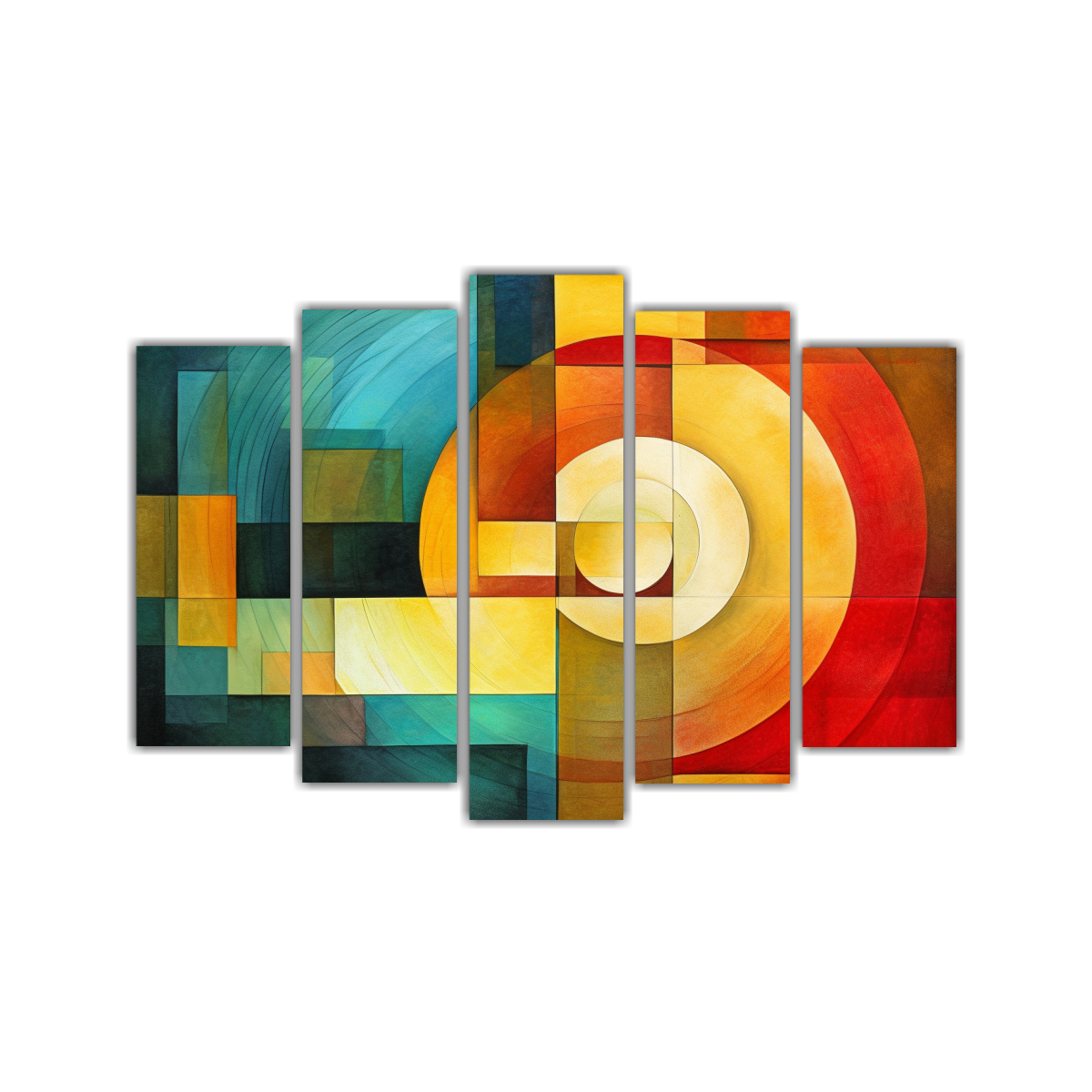 conjunto-lienzos-tela-expresividad-abstracta-colores-energ-ticos