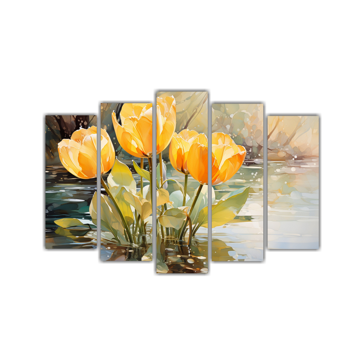 cuadro-abstracto-de-tulipanes-amarillos-y-verdes-decoraci-n-de-naturaleza-viva-