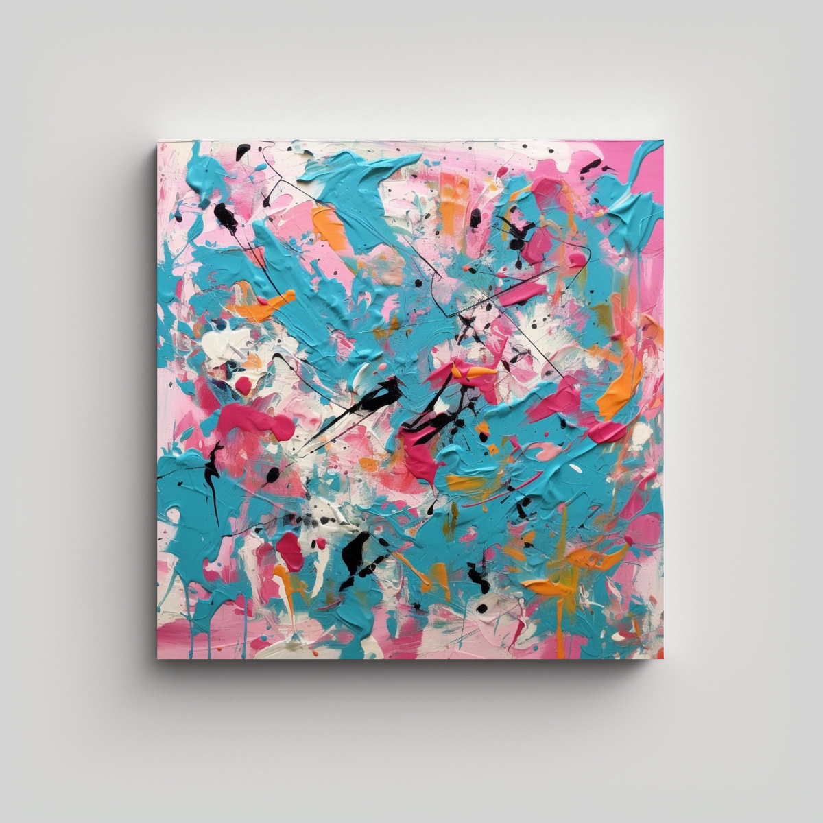 cuadro-conceptual-pop-art-en-turquesa-y-rosa-jackson-pollock-