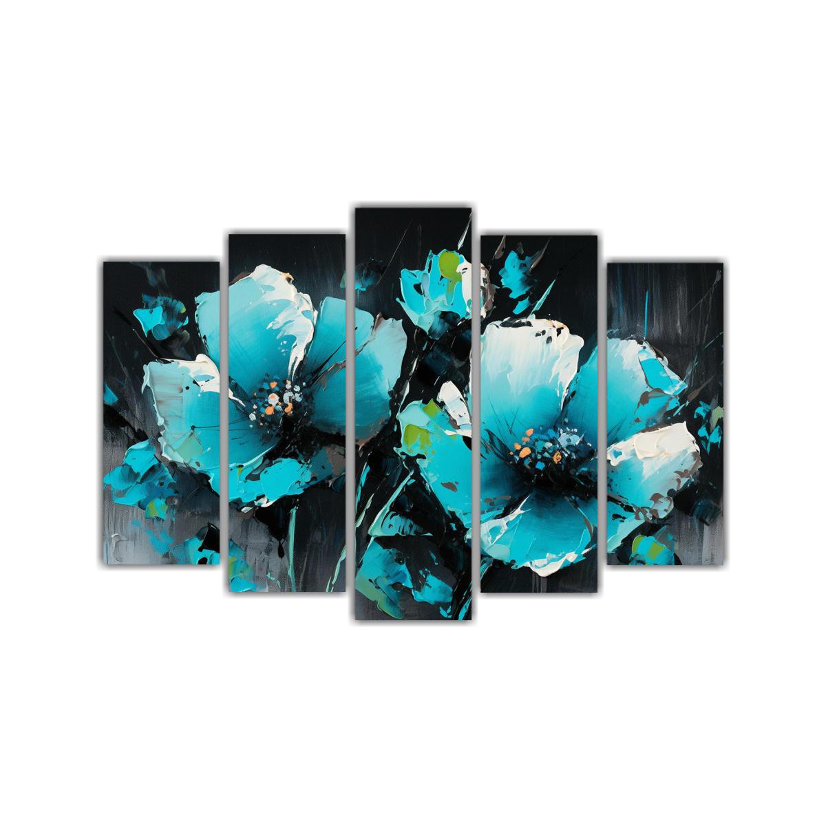 cuadro-de-flores-en-lienzo-motivo-turquesa-y-negro-decoraci-n-vibrante-
