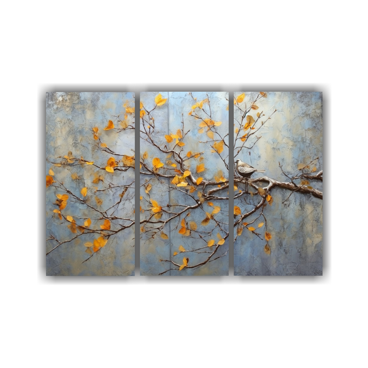 cuadro-de-pared-con-ramas-de-hojas-amarillas-y-naranjas