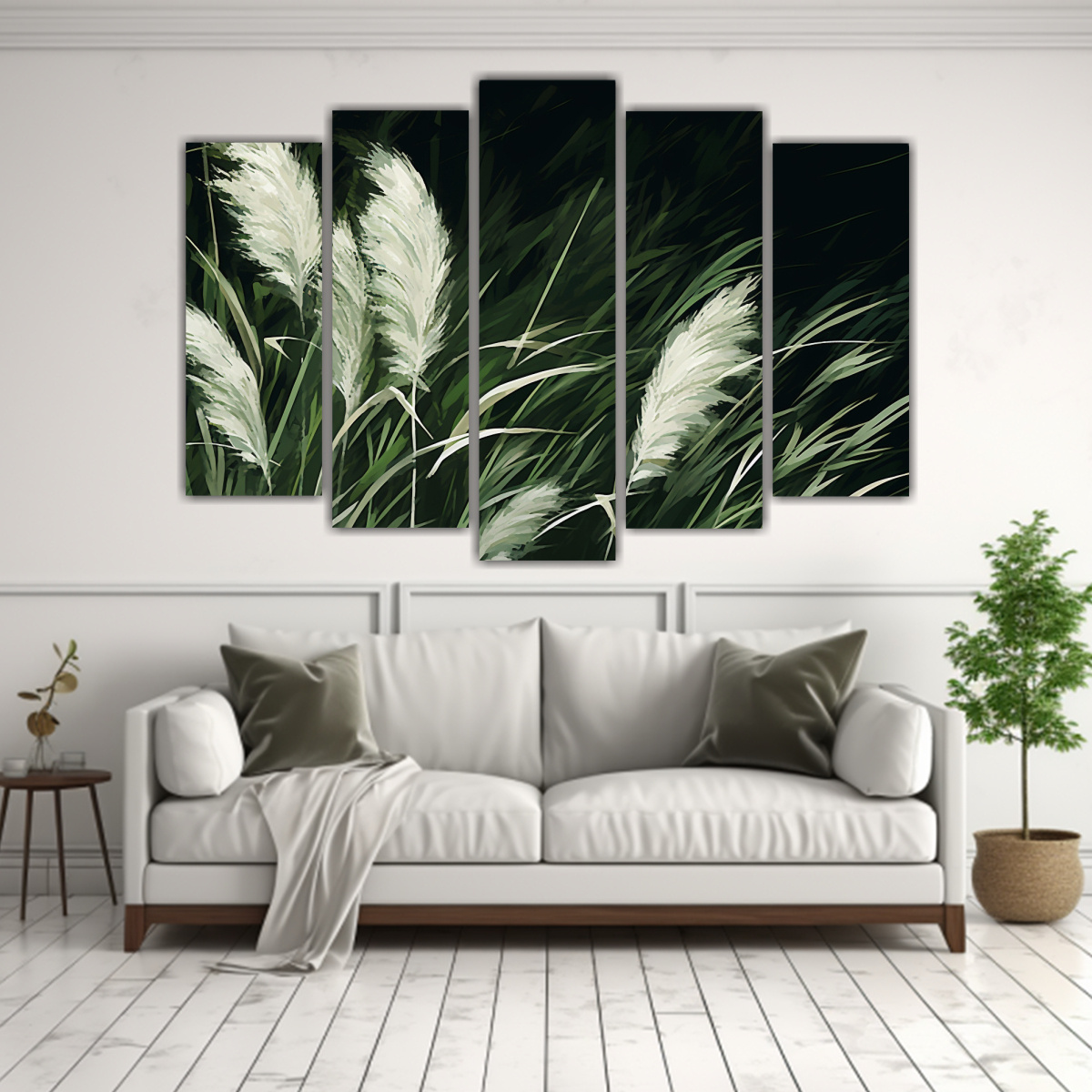 cuadro-de-tela-vintage-con-pampas-grass-en-verde-y-blanco-ambientaci-n-neonoir-1