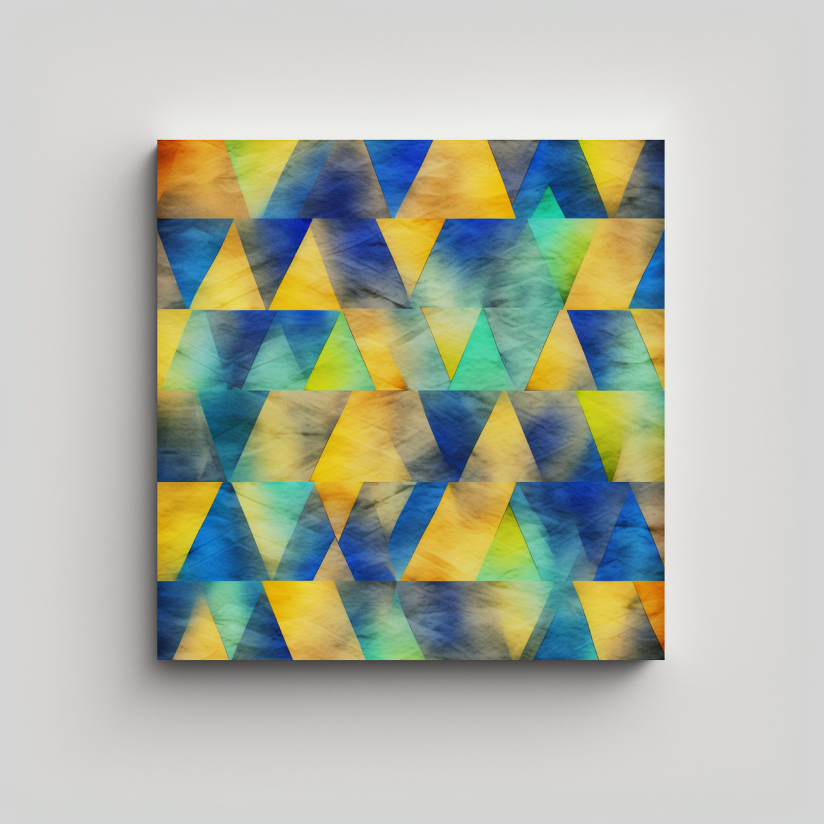 cuadro-decorativo-con-tri-ngulos-en-lienzo-de-acuarela-