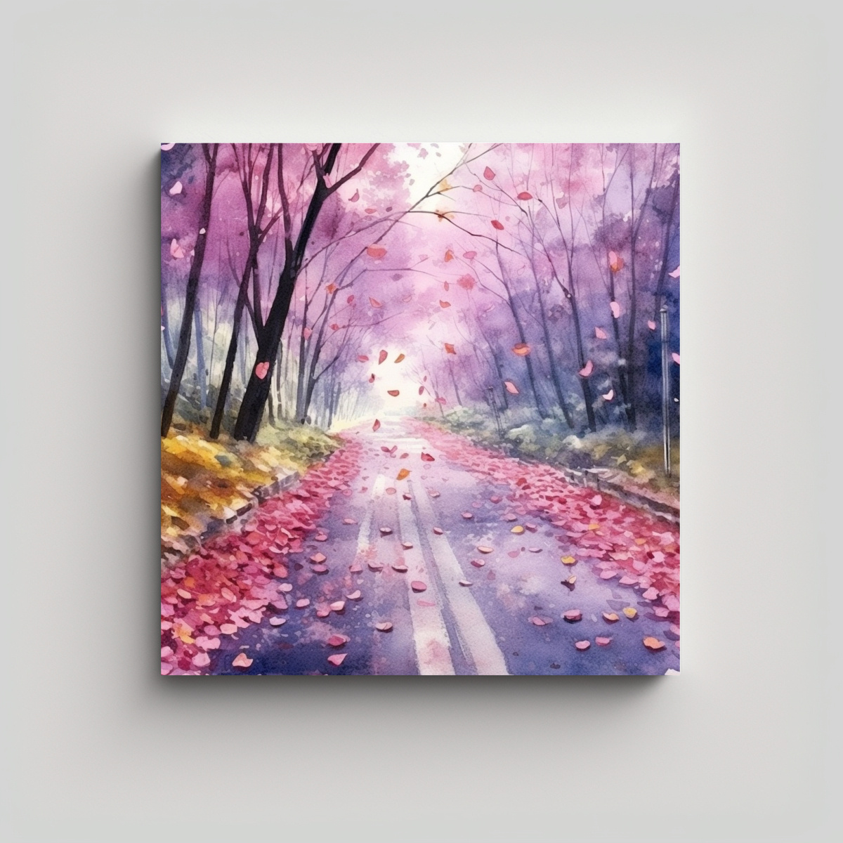 cuadro-decorativo-paisaje-ca-da-de-hojas-de-cerezo-en-el-camino