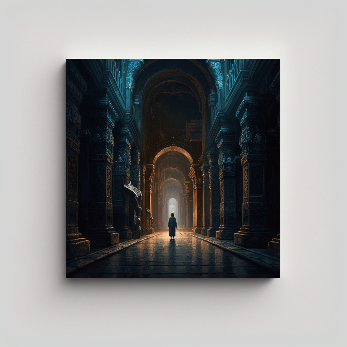 cuadro-decorativo-para-pasillo-oscuro-con-arco-