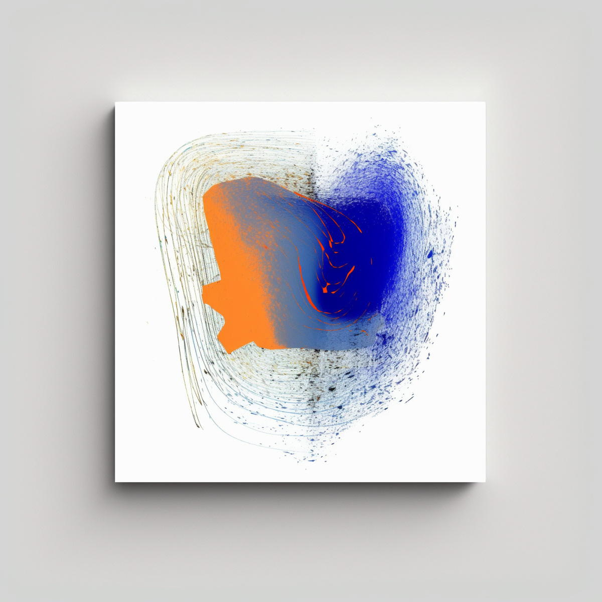 Giallobus - Cuadro - Arte Pop De Napoleón - Lona Telar Premium Alto