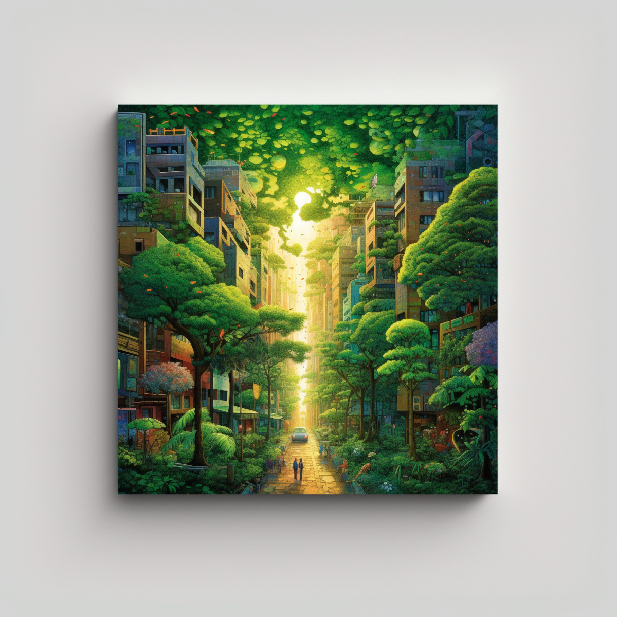 cuadro-decorativo-urbano-verano-en-un-oasis-verde-solsticio-de-verano