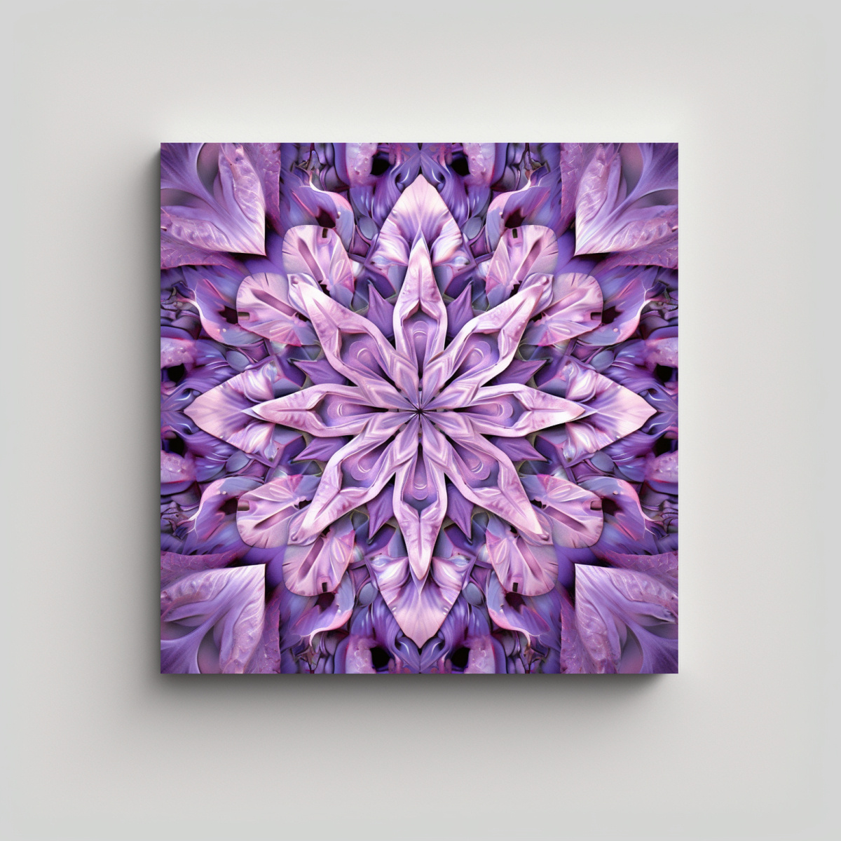 cuadro-en-bastidor-kaleidoscopio-original-en-lila