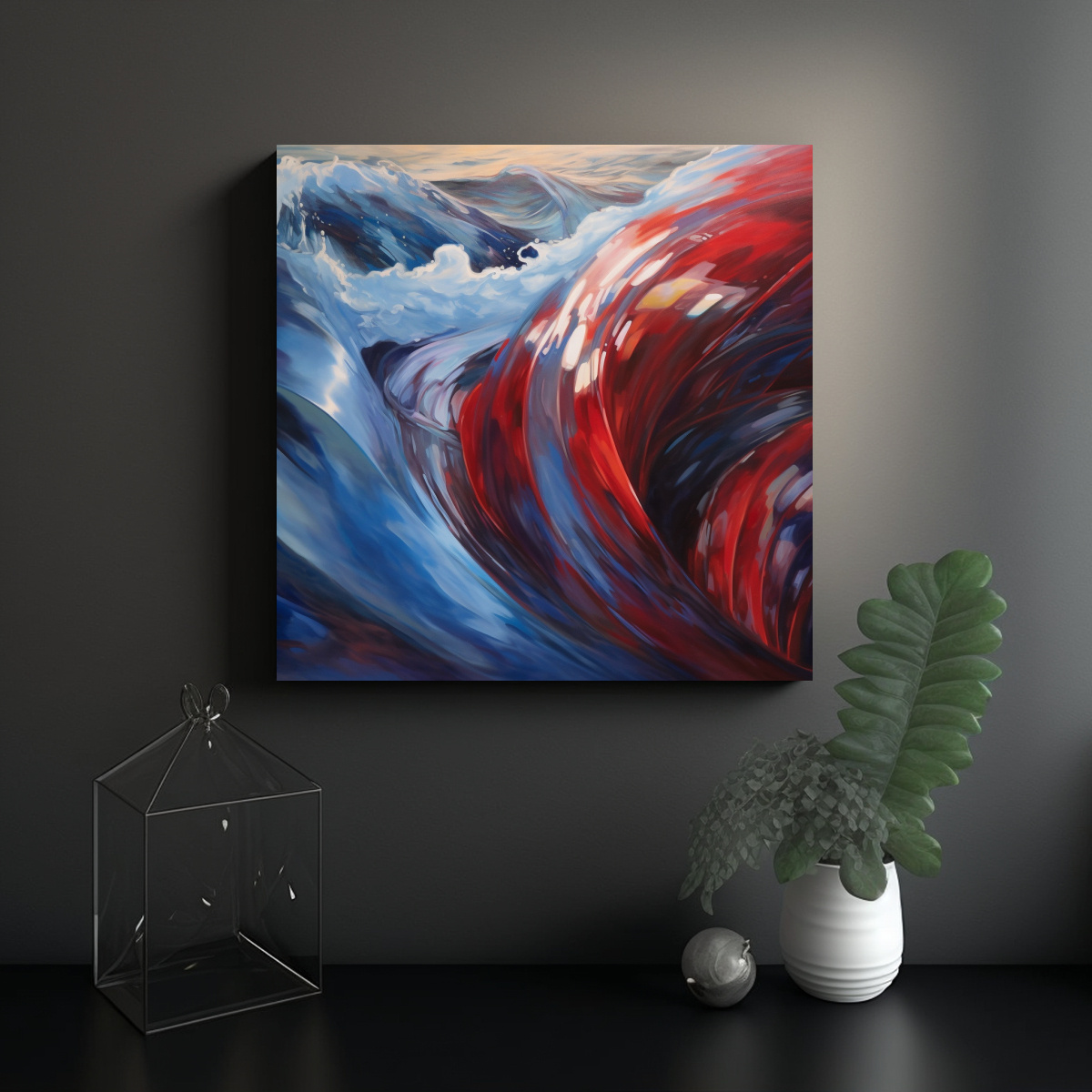 cuadro-en-bastidor-venta-enigm-tico-estilo-oleo-ola-azul-roja-1