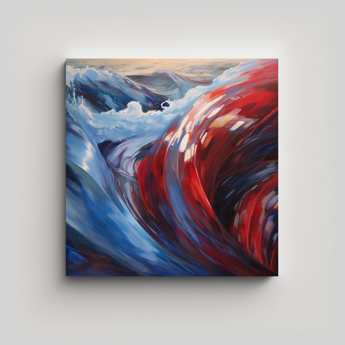 cuadro-en-bastidor-venta-enigm-tico-estilo-oleo-ola-azul-roja