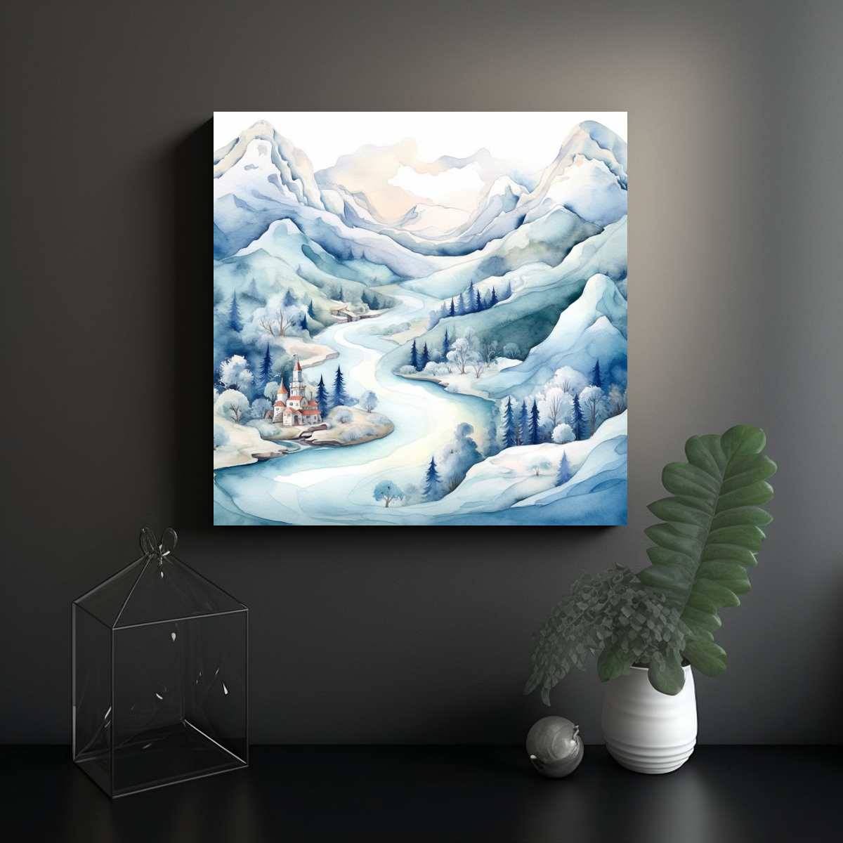 cuadro-enigm-tico-de-invierno-valle-monta-as-y-mar-en-lienzo-1-1