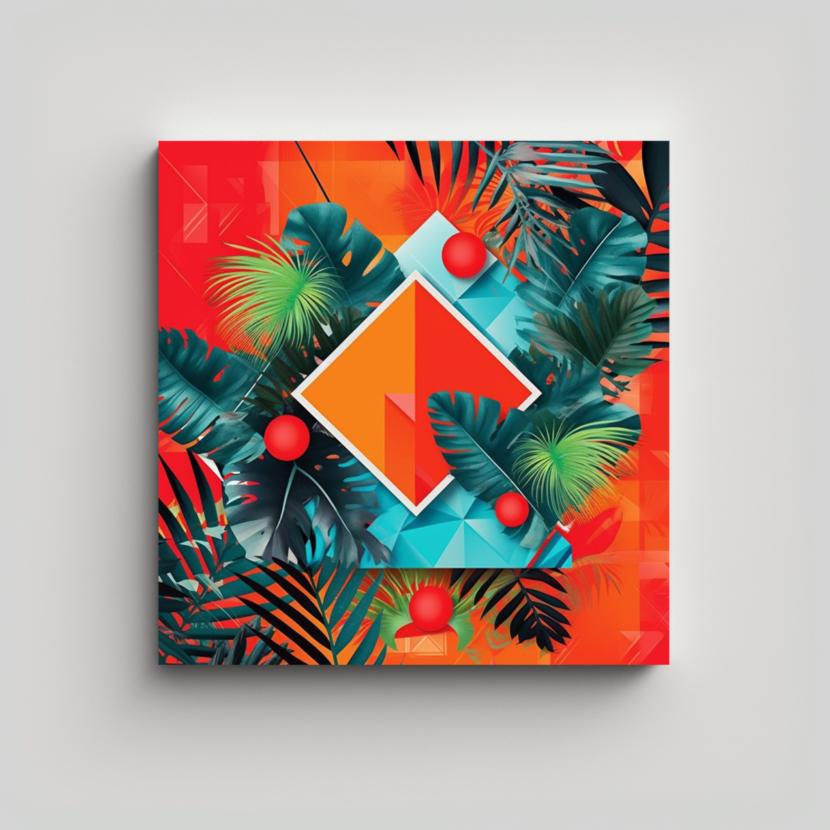 cuadro-geom-trico-con-hojas-de-palma-decoraci-n-con-formas-sim-tricas-