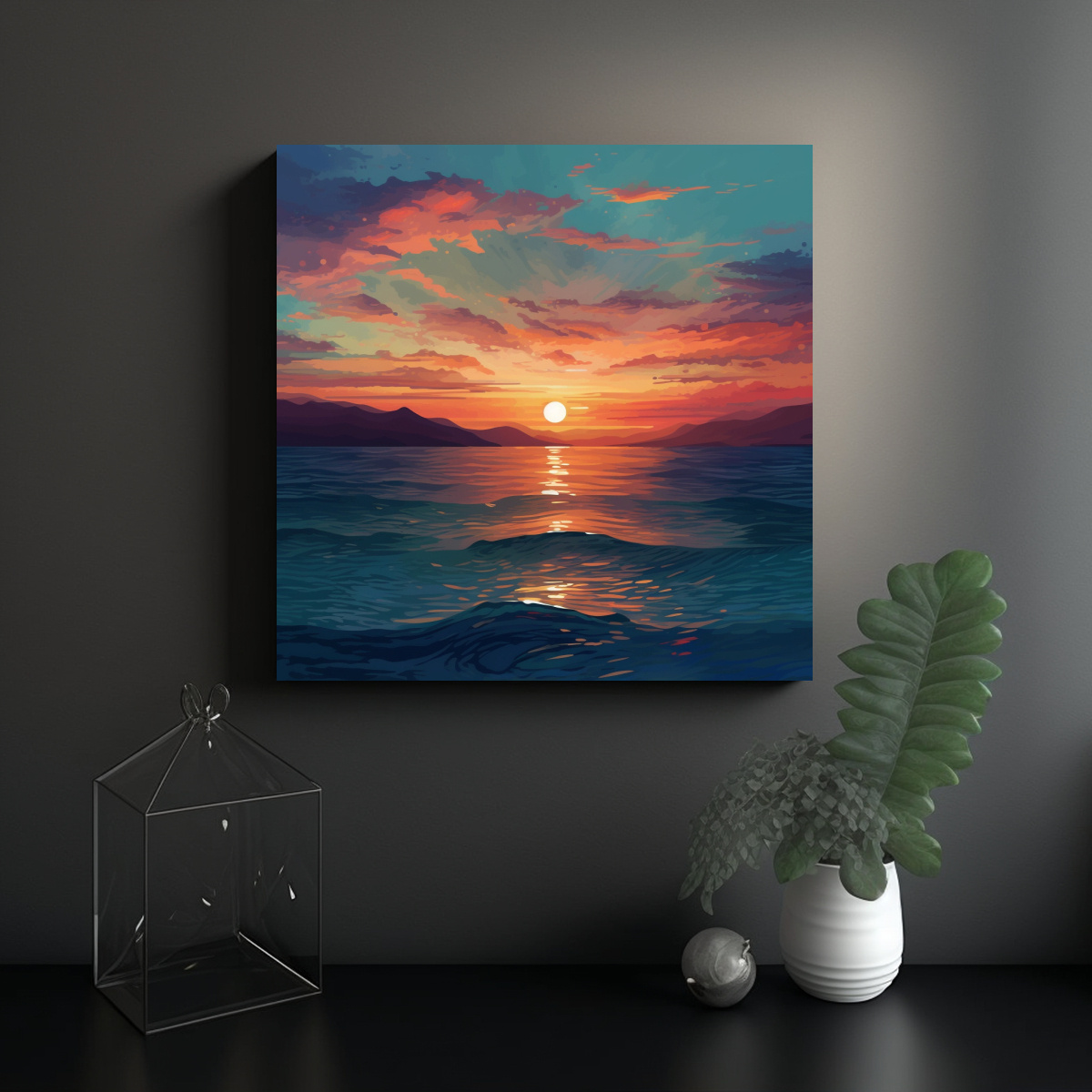 cuadro-lienzo-dormitorio-amanecer-sobre-mar-tranquilo-1-1