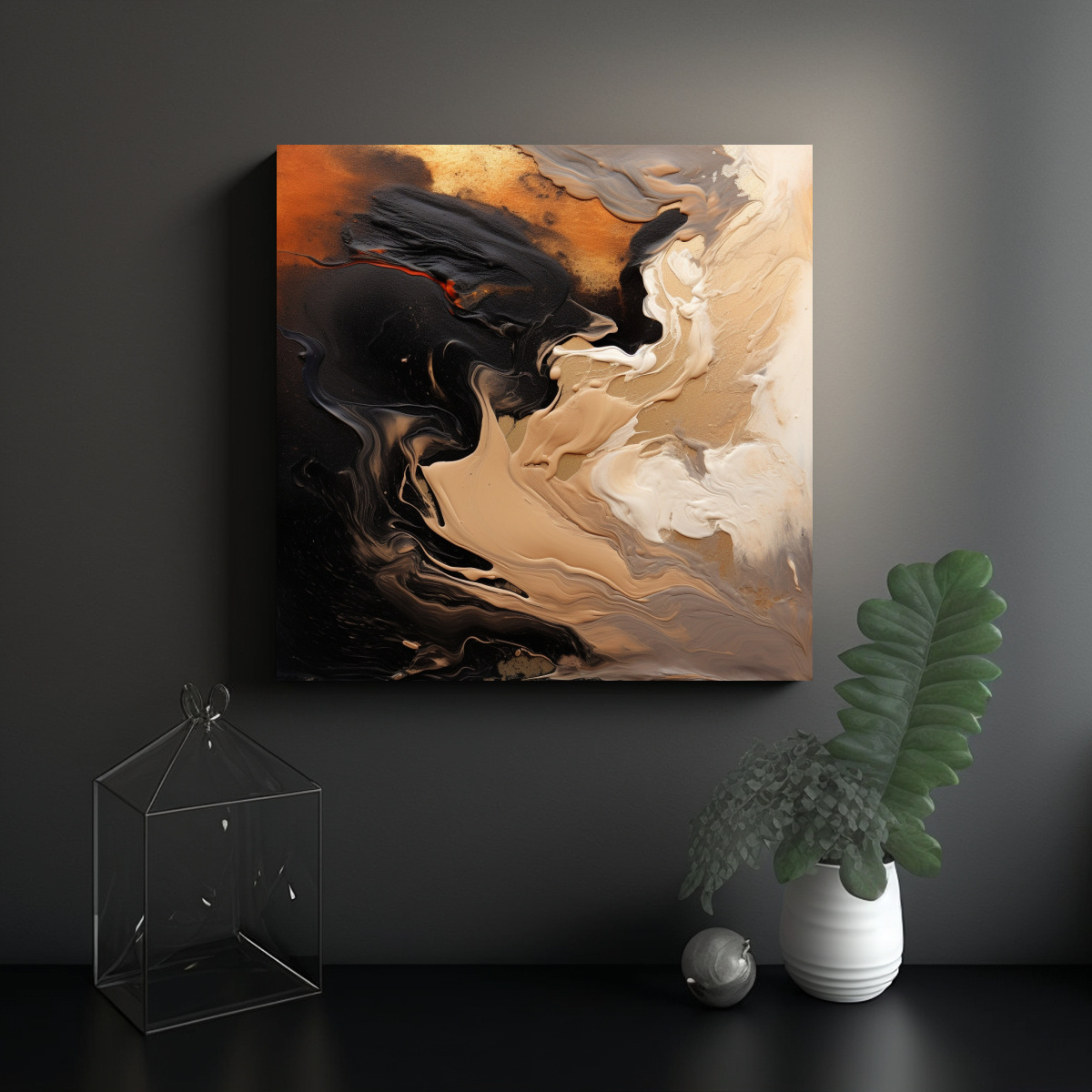 cuadro-moderno-estilo-abstracto-en-negro-marr-n-oscuro-y-beige-1