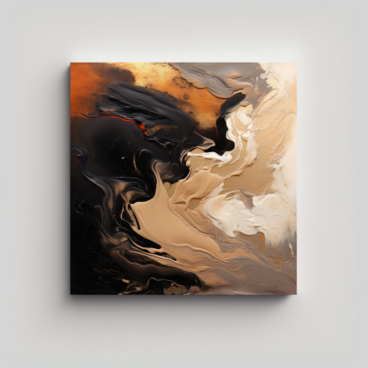 cuadro-moderno-estilo-abstracto-en-negro-marr-n-oscuro-y-beige