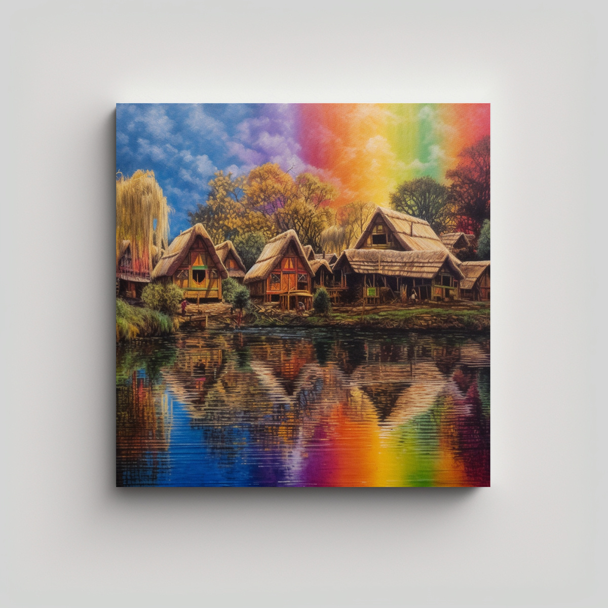 cuadro-siete-caba-as-reflejadas-en-r-o-intensa-composici-n-de-lienzo-