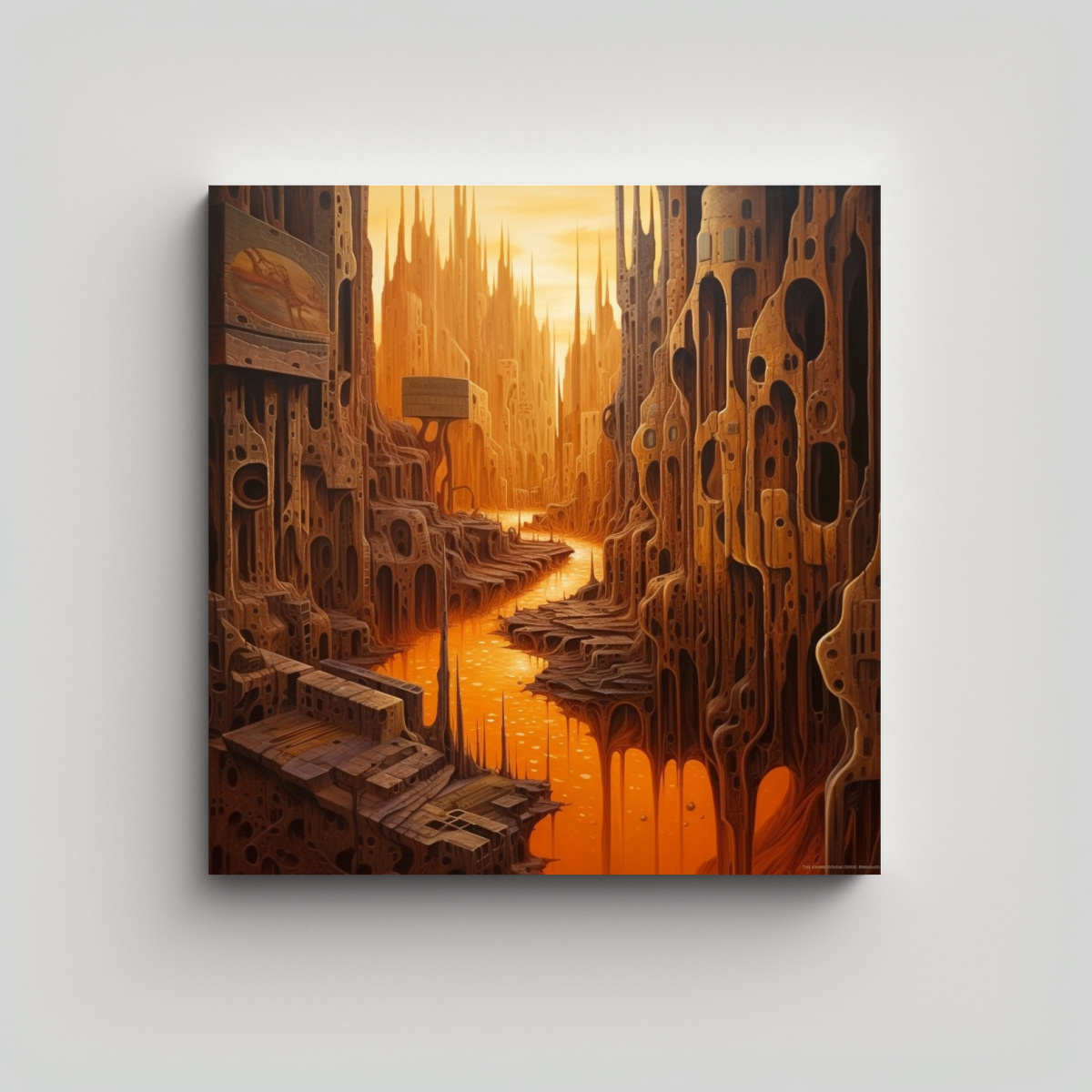 cuadro-surrealista-majestuosas-la-ciudad-de-la-cera-derretida-