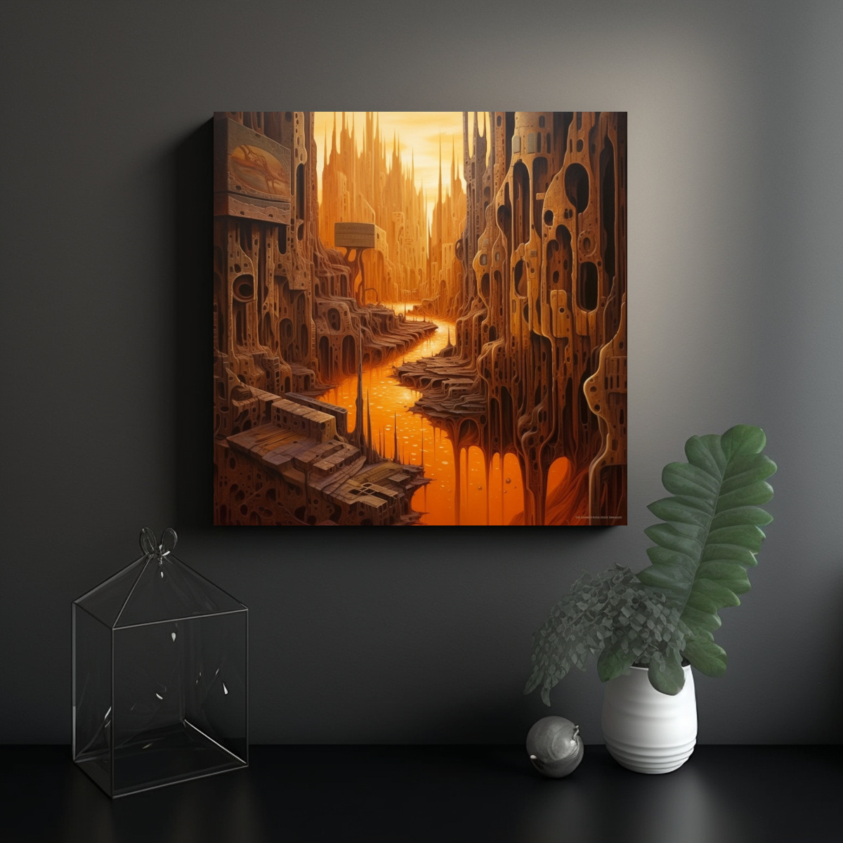 cuadro-surrealista-majestuosas-la-ciudad-de-la-cera-derretida-1-1