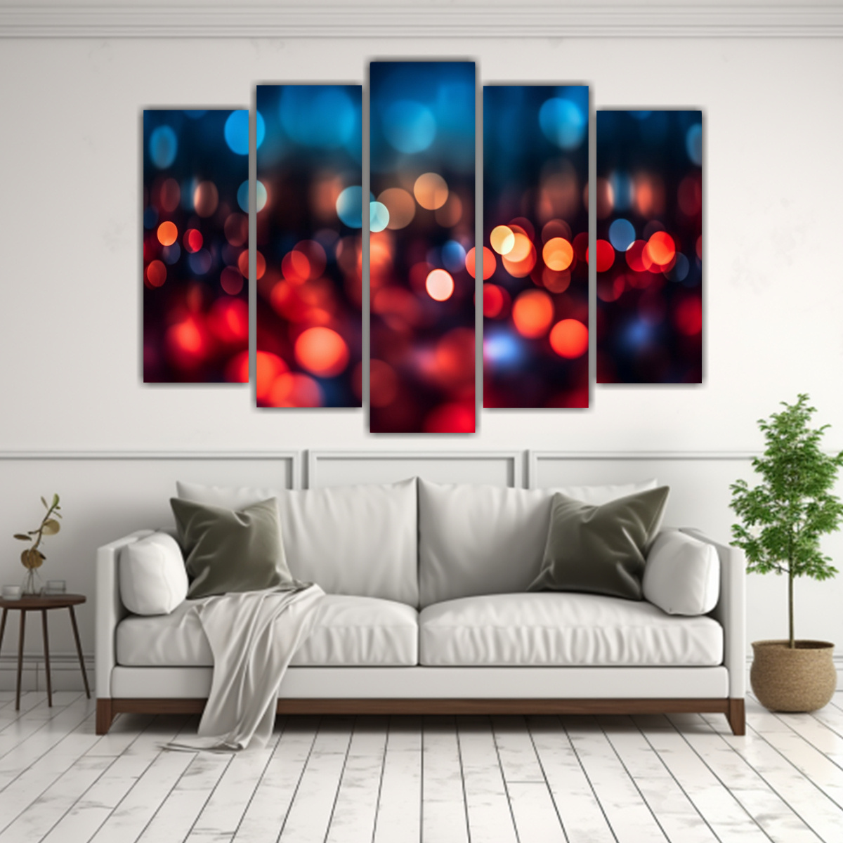 cuadro-tela-abstracto-intenso-rojo-azul-y-negro-en-fondo-desenfocado-1