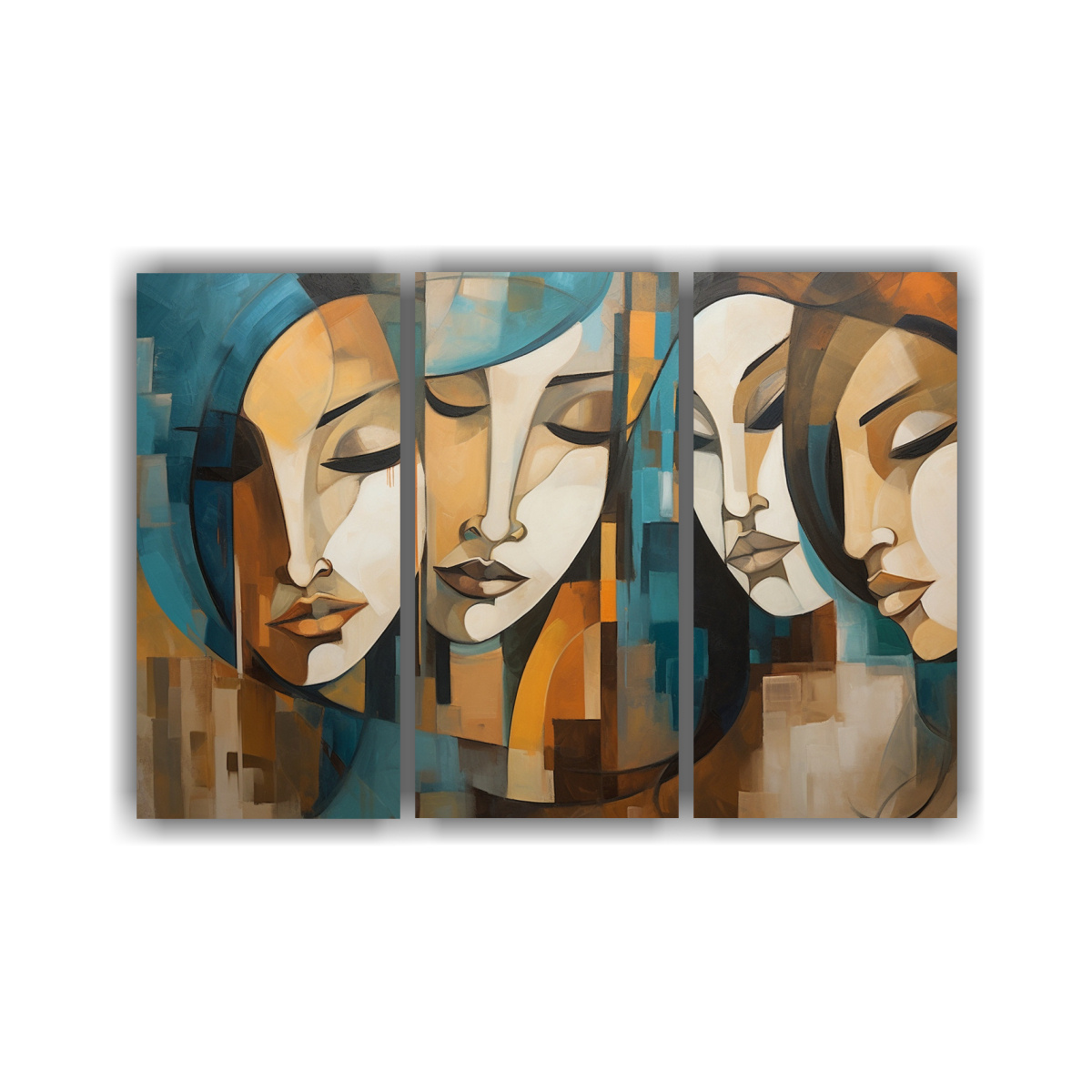 cuadro-vanguardia-armon-a-mujeres-rostros-arte-en-lienzo-