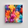 cuadro-venta-mural-flores-gladiolos-arco-ris-pintadas-en-diferentes-tonos