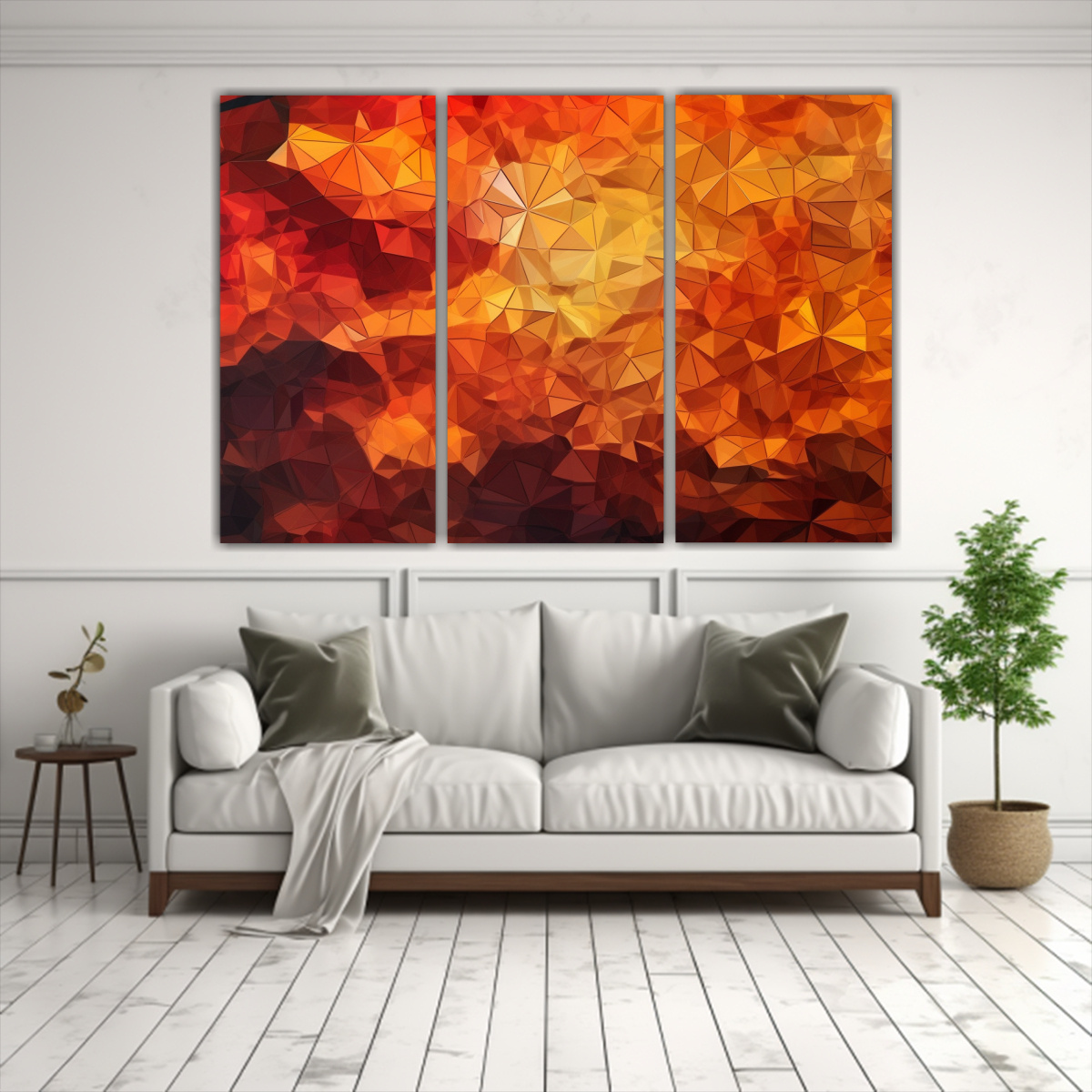 cuadros-3d-sim-tricos-oto-ales-en-gradiente-de-baja-polifon-a-1