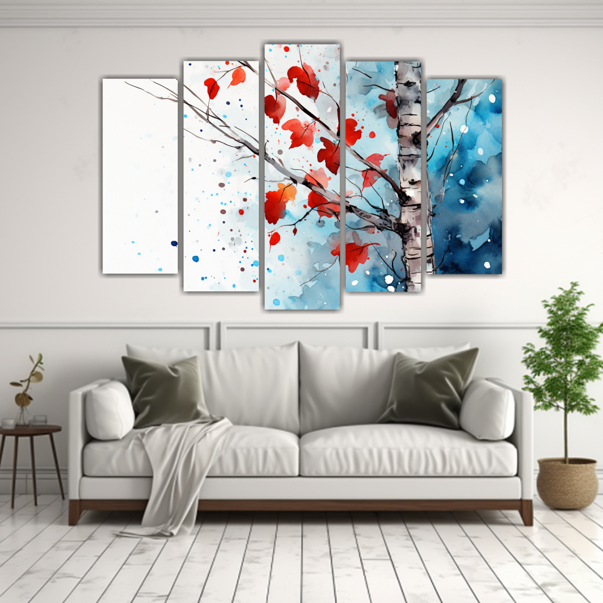 cuadros-abstractos-rbol-abedul-rojo-y-azul-luminosidad-1