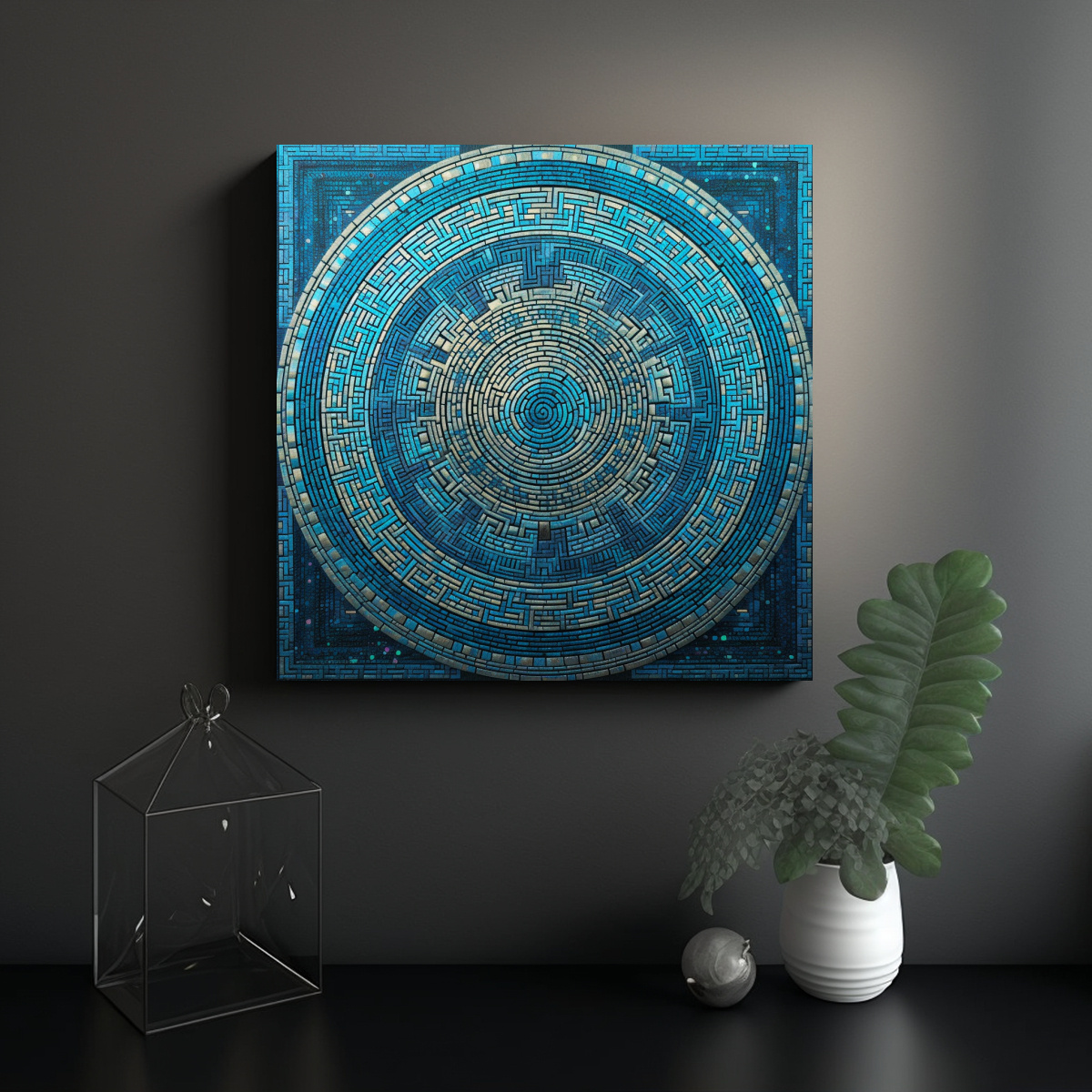 cuadros-de-decoraci-n-con-mandala-azul-y-verde-brillante-1-1
