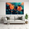 cuadros-de-dise-o-abstracto-moderno-en-tonos-teal-y-naranja-1