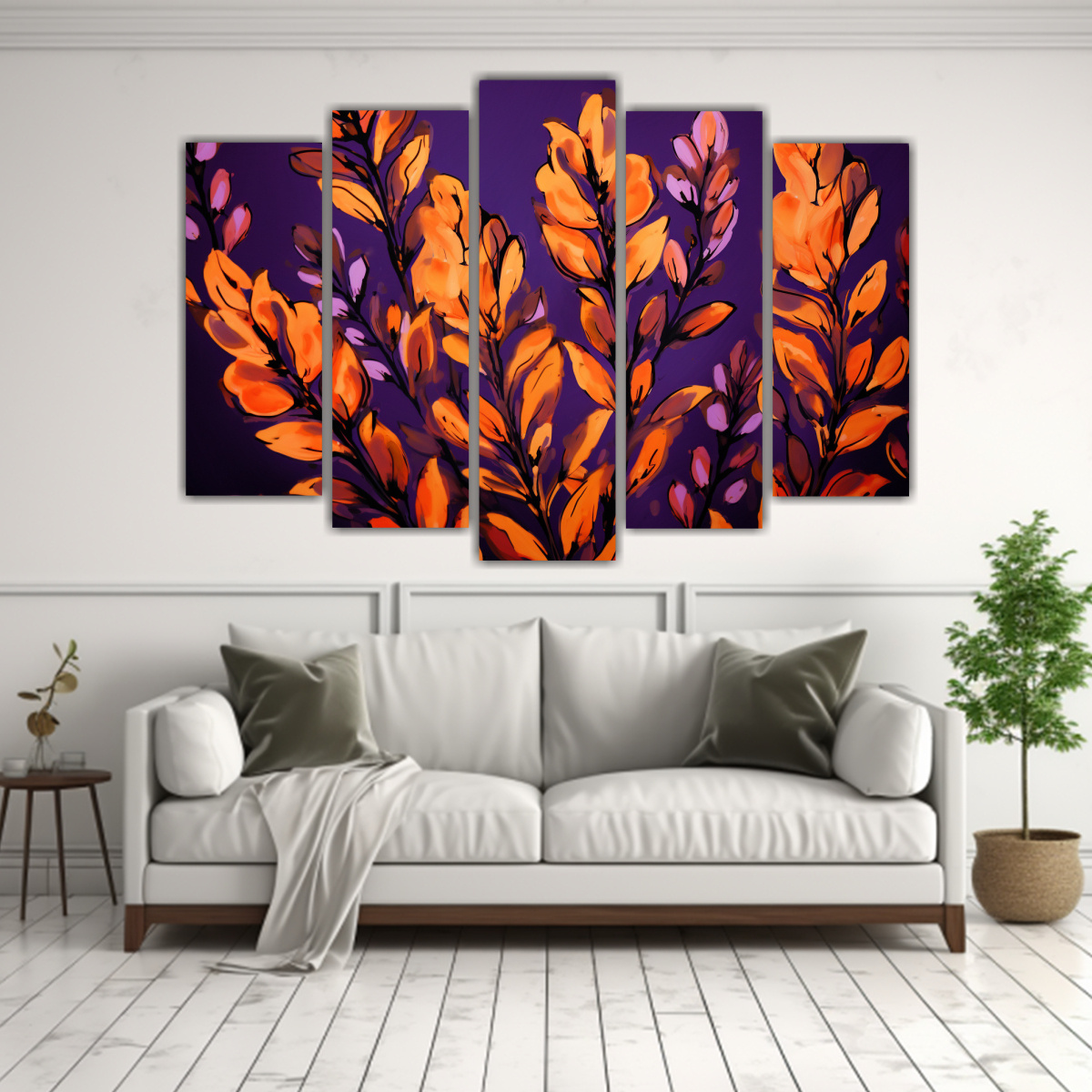 cuadros-decorativos-lupinos-en-p-rpura-y-naranja-neonoir-1