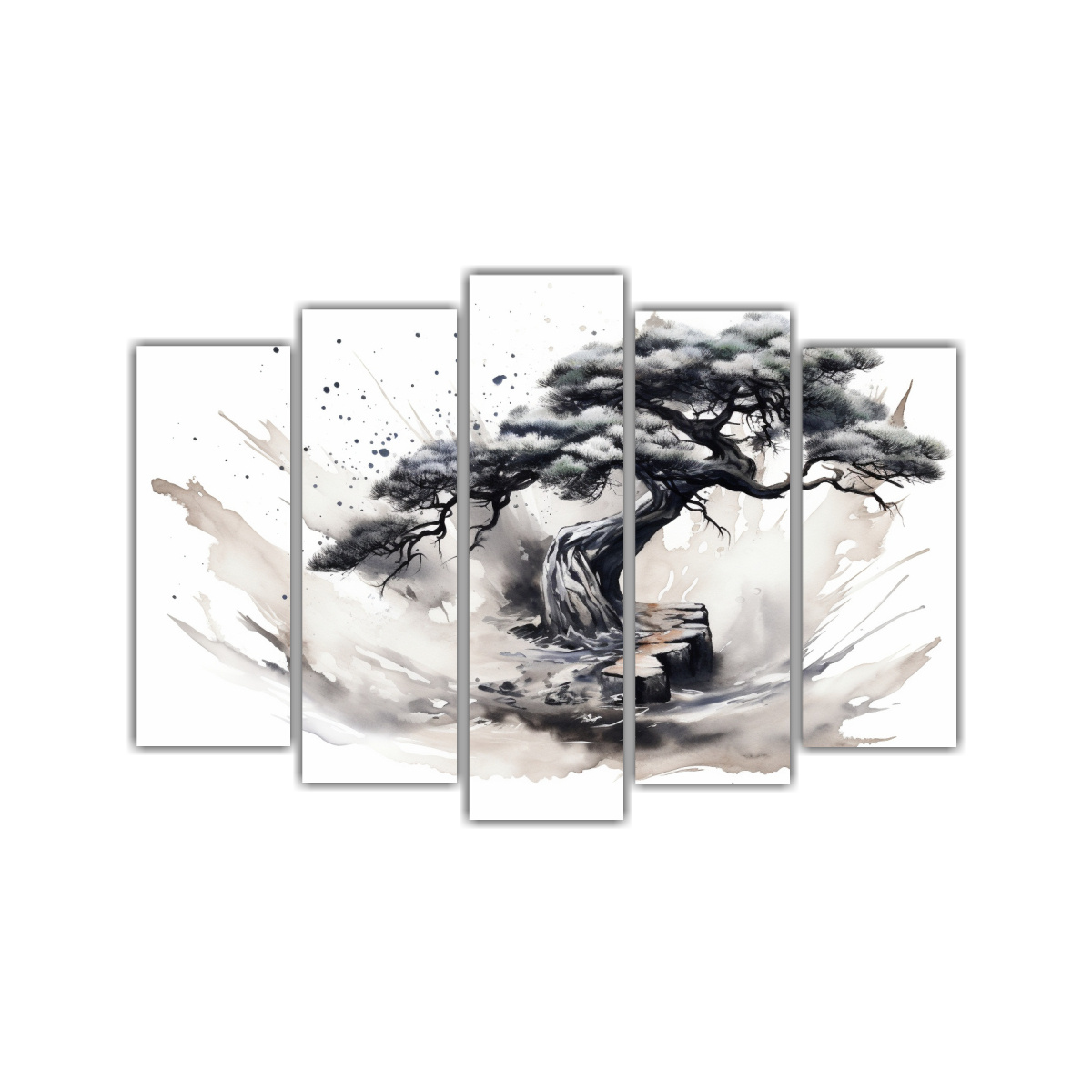 cuadros-fotograf-a-pop-art-rbol-bons-i-blanco-y-negro-pintura-abstracta