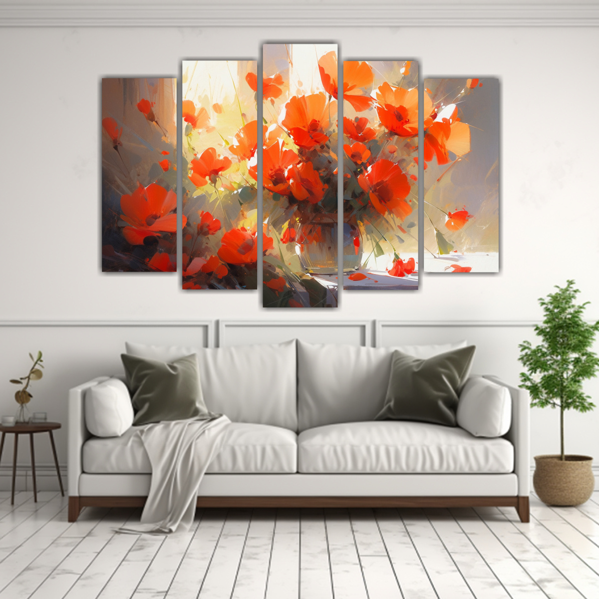 cuadros-inspiradores-con-reflejos-en-rojo-y-naranja-flores-en-lienzo-1-1