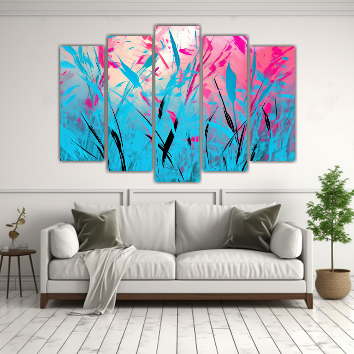 cuadros-modernos-belleza-natural-ca-as-en-turquesa-y-rosa-neonoir-1