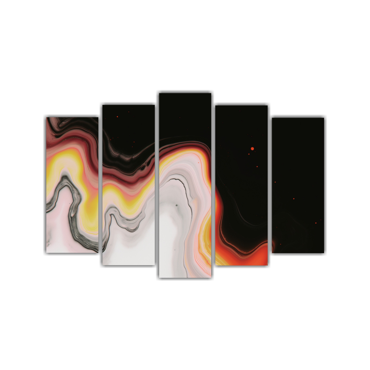 decoraci-n-exclusiva-con-cinco-cuadros-ilustrados-elegancia-en-cada-pared-