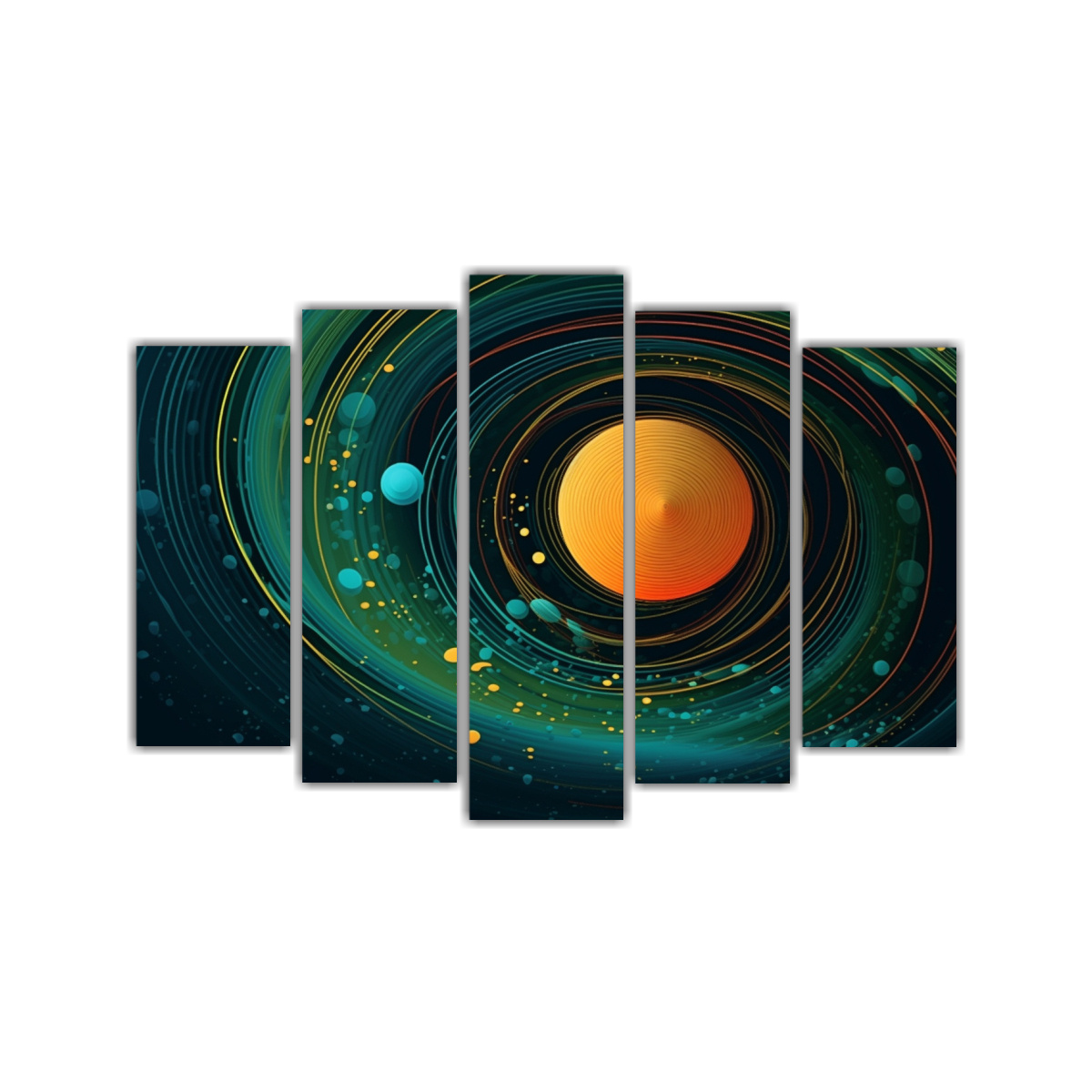 Esquema Decorativo De Cinco Lienzos Hermosos Compra Ahora Decocuadros Esquema Decorativo De Cinco Lienzos Hermosos Compra Ahora Decocuadros