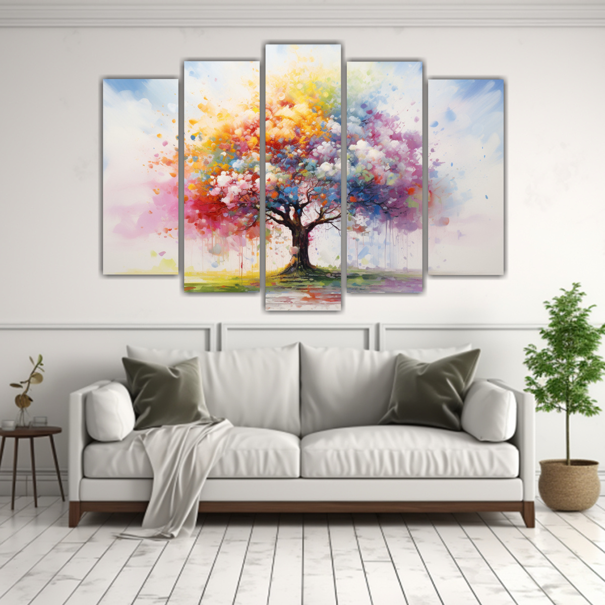 exposici-n-de-abstractos-cinco-lienzos-de-tela-con-arco-ris-de-cerezo-1