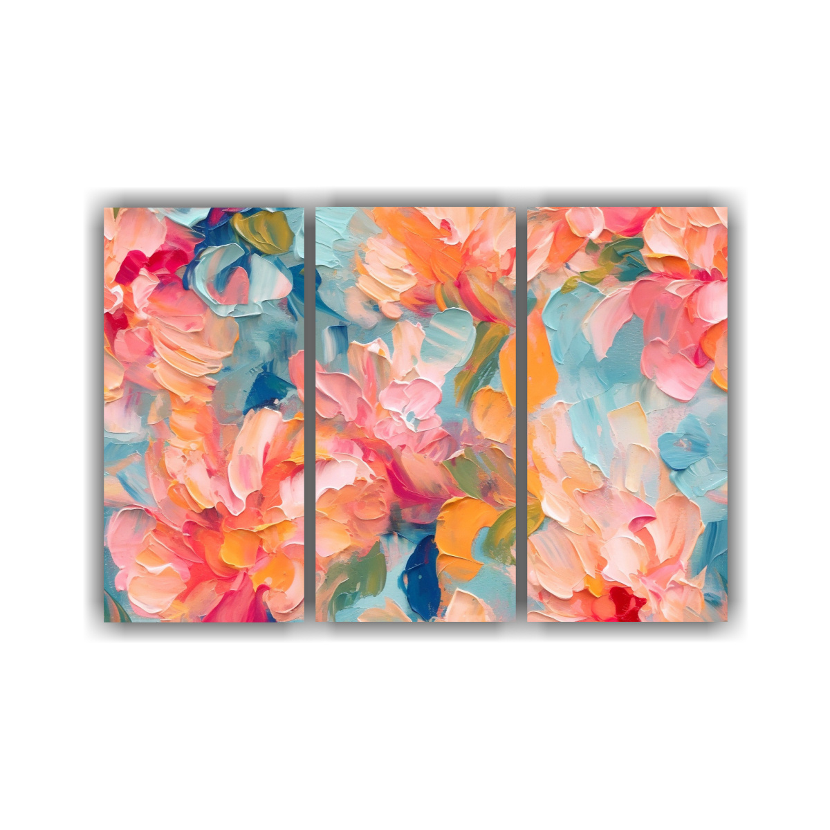 flores-pastel-y-azul-en-tela-creatividad-en-bastidor-