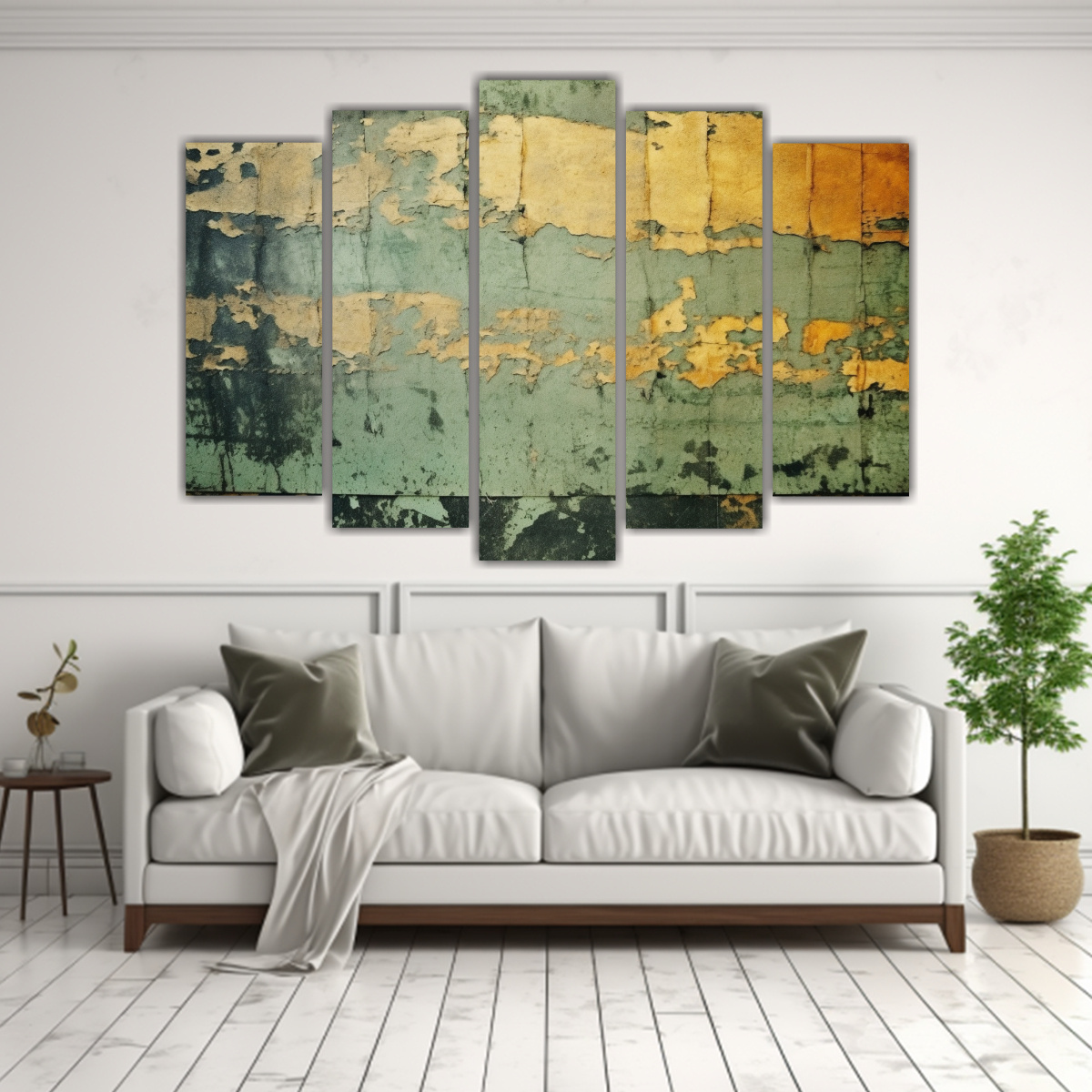 fotograf-as-decorativas-para-cuarto-shabby-chic-en-verde-oro-y-negro-1