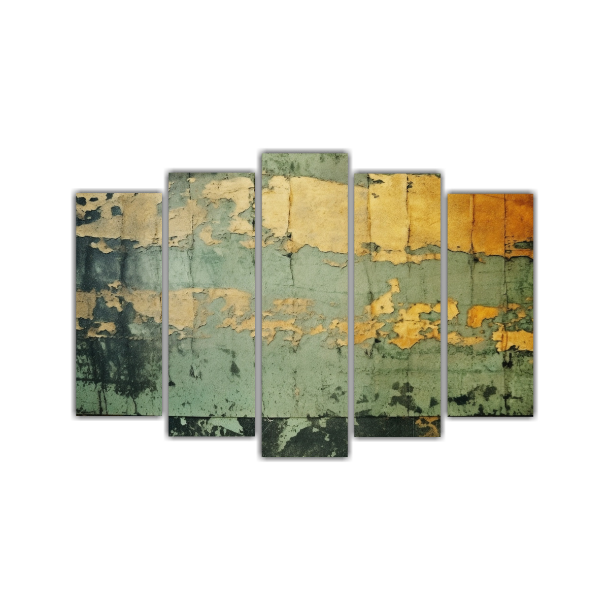 fotograf-as-decorativas-para-cuarto-shabby-chic-en-verde-oro-y-negro