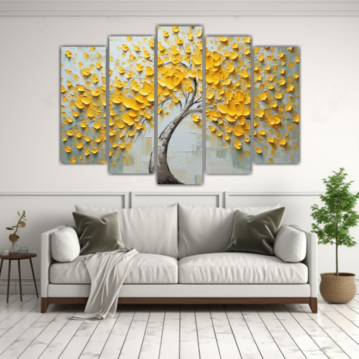 lienzos-de-tela-estilo-galer-a-con-pintura-de-rbol-y-flores-amarillas-1